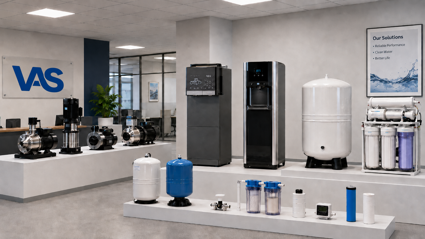 Water ecosystem solutions for reliable operation